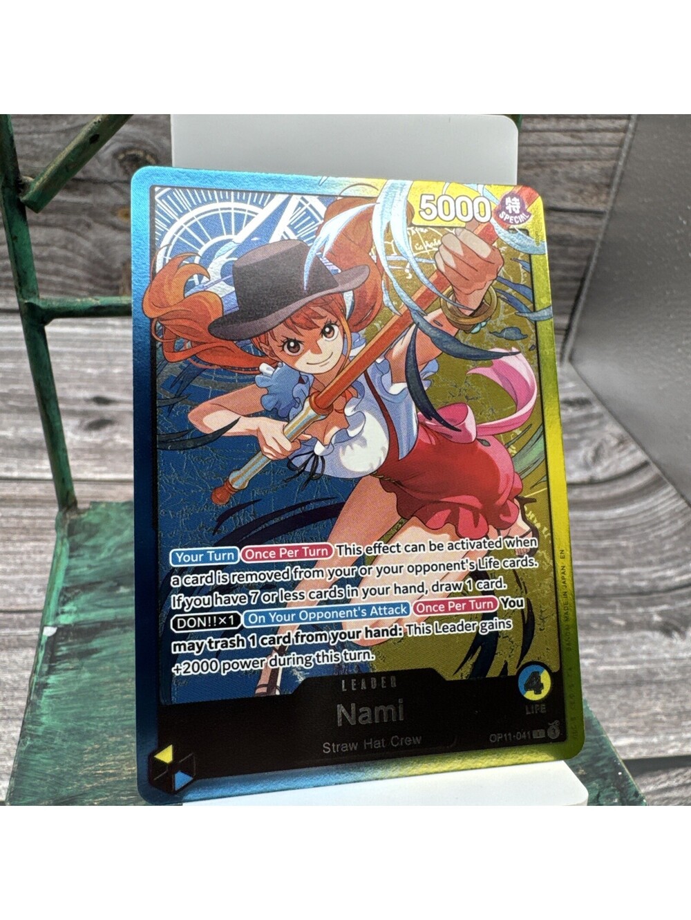 Nami OP11-041 Learn Together Deck Promo Leader	One Piece Card English